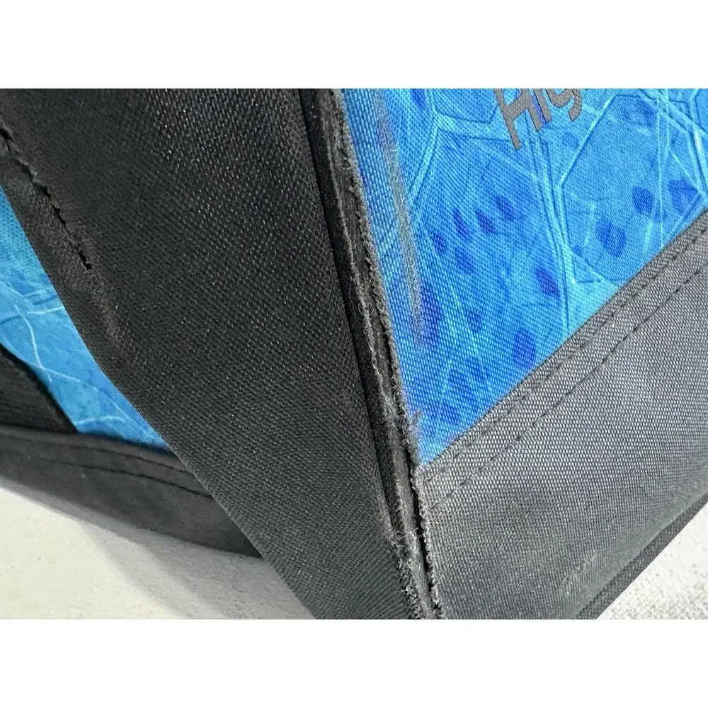 Pelagic Heavy Duty Aqua Blue 50L Duffle Bag Hole